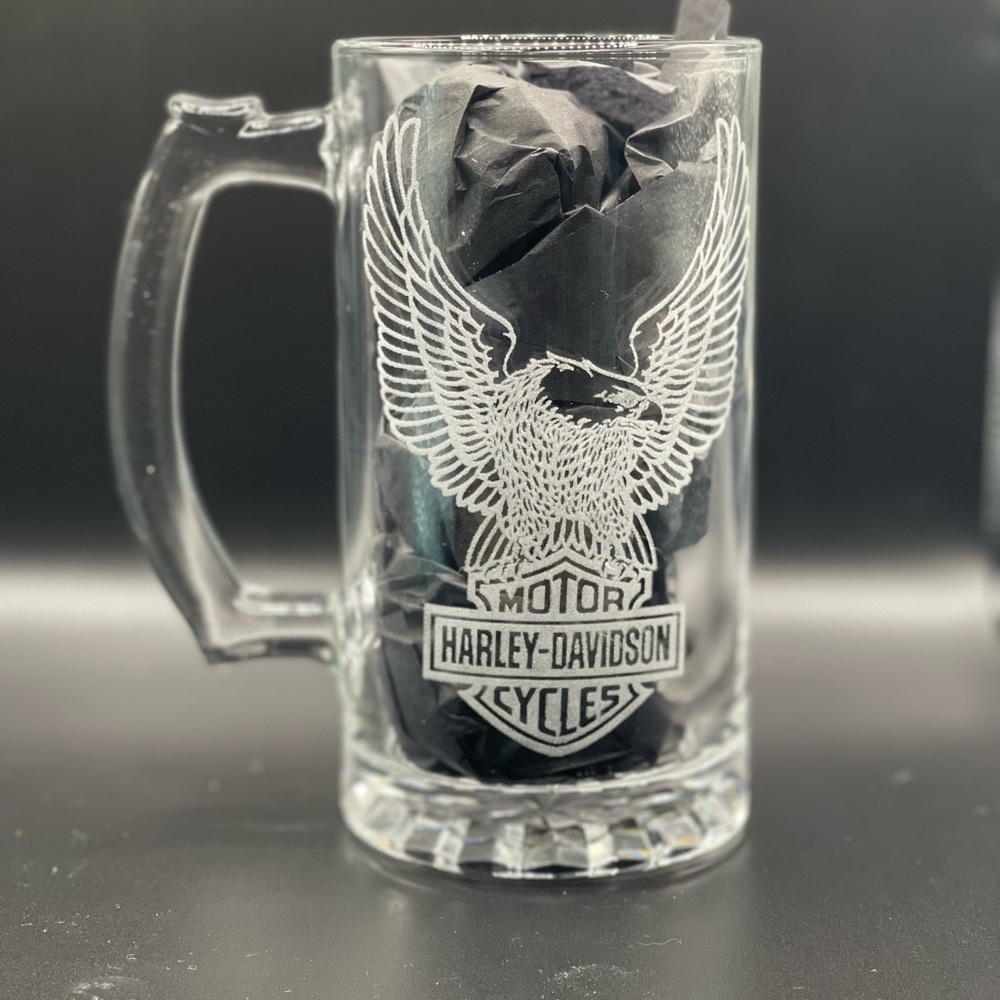 Harley Davidson 16oz Beer Mug - Picture 2 of 3